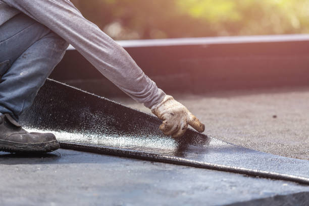 Professional Basement Waterproofing technician working in Berrien Springs, MI